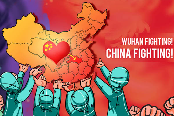 WUHAN FIGHTING!CHINA FIGHTING!